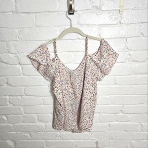 F21 Multi-Coloured Off-Shoulder Top